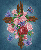 Diamond Dotz Diamond Art Kit 16"X20"-Flower Cross - DD9061 Diamond Dotz Diamond Art Kit 16"X20"-Flower Cross - DD9061