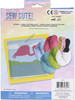 Colorbok Sew Cute! Needlepoint Kit-Flamingo - SC74654