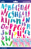 Sticko Alphabet Stickers-Multi Watercolor Large - 5290273