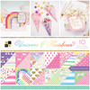 DCWV Cardstock Stack 12"X12" 36/Pkg-Unicorn And Rainbow St - PS00634