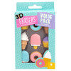 AC Office 3D Erasers 9/Pkg-Dessert - 372227 - 718813722278