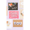 American Crafts Cards W/Envelopes 4.25"X5.5" 40/Box-Blank - Thank You - 356510