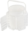 We R Craft Caddy Translucent Plastic Storage-6.3"X6.3"X5.7" Case - WR660741