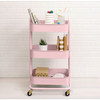 We R A La Cart Storage Cart With Handles-Pink - WR661304