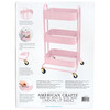 We R A La Cart Storage Cart With Handles-Pink - WR661304