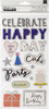 Hooray Thickers Stickers 57/Pkg-Words & Icons/Foam W/Glitter Accents - 344581 - 718813445818