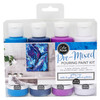 American Crafts Color Pour Pre-Mixed Paint Kit 4/Pkg-Galaxy Surge - 348502 - 718813485029