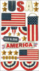 Jolee's Le Grande Dimensional Stickers-God Bless America - E5050300