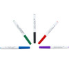 Slick Writer Marker Pens 5/Pkg-Fine Point-Black/Blue/Red/Green/Purple - 62061