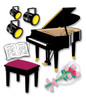 Jolee's Boutique Dimensional Stickers-Piano Recital - SPJB-213