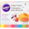 Wilton Icing Colors .5oz 8/Pkg-Assorted Colors - W6015577 - 070896601773