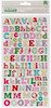 On Trend Thickers Alphabet Stickers 5.5"X11" 224/Pkg-Eric/Multi Print Chipboard - 683050 - 854196830503