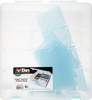 ArtBin Super Satchel Double Deep W/Removable Dividers-Aqua Handle, Latch & Dividers - 6990RH - 071617079727