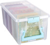 ArtBin Super Semi Satchel-Aqua Handle, Latch & Dividers - 6925AA ArtBin Super Semi Satchel-Aqua Handle, Latch & Dividers - 6925AA