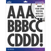 Sticko XL Alphabet Stickers-Black Glitter Futura Regular XL - E5290123 - 015586816730