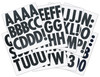 Sticko XL Alphabet Stickers-Black Glitter Futura Regular XL - E5290123
