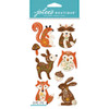 Jolee's Le Grande Dimensional Stickers-Woodland Felt Animals - E5051034