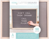 DCWV Framed Letterboard 20"X16"-Natural W/Gray Insert - LB006022 - 611356314804