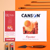 Canson Aritst Series Canva Paper Pad 16"X20"-Fold Over, 10 Sheets - 5A00365N-1H7CX