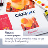 Canson Aritst Series Canva Paper Pad 16"X20"-Fold Over, 10 Sheets - 5A00365N-1H7CX