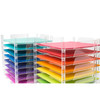 We R Stackable Acrylic Paper Trays 4/Pkg-Clear 12"X13" - 660476
