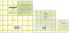 Omnigrid Mini Square Set 3/Pkg-2.5", 4.5", 6.5" - R2465