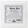 Sudberry House White Betsy Square Box 8"X8"X2.75"-Design Area 5"X5" - 99522 - 759013995222