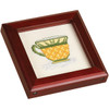 Sudberry House Cherry Square Wood Coaster 4.5"X4.5"-Design Area 3.5"X3.5" - 95301