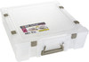 ArtBin Super Satchel Deluxe-17.25"X16.75"X5" Translucent - 6981AB - 071617008703 ArtBin Super Satchel Deluxe-17.25"X16.75"X5" Translucent - 6981AB - 071617008703