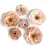 3 Pack - Prima Paper Flowers 6/Pkg-Pumpkin Dust, Bewitched - 5A003722-1H829