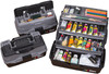 ArtBin Lift Tray Box W/3 Trays & Quick Access Lid Storage-9"X15.75"X8.375", Black & Gray - 6893AG ArtBin Lift Tray Box W/3 Trays & Quick Access Lid Storage-9"X15.75"X8.375", Black & Gray - 6893AG