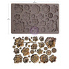 Finnabair Decor Moulds 5"x8"x8mm-Rusty Flowers - 5A00371N-1H82D