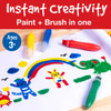 2 Pack - Little Creatives Jumbo Squeezing Paintbrush-Primary - 5A002JG8-1GKZH