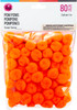 6 Pack - CousinDIY Pom-Pom 1" 80/Pkg-Orange - 5A002XTB-1GYL8 - 191648181210