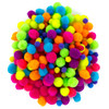 CousinDIY Pom-Poms Multi-Size 300/Pkg-Neon - 5A002XS0-1GYPB