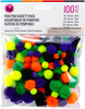 CousinDIY Pom-Poms 100/Pkg-Halloween Variety Pack - 5A002XSQ-1GYML - 191648185478