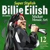 Super Stylish Billie Eilish Sticker Mosaic Art-Softcover - 5A0039J8-1H8RN - 9781497207479