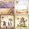 25 Pack - Memory Place Double-Sided Paper 12"X12"-Halloween in Wonderland Lost in Magic - 5A00378M-1H880