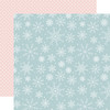25 Pack - Winter Fun Double-Sided Cardstock 12"X12"- Winter Scenery Snowflakes - 5A0033TW-1H5GD - 810192595860