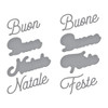 Spellbinders Etched Dies-International Holiday Sentiments, Italy - 5A003CZW-1H97M