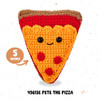 Bucilla Amigurumi Kit-5" - Pizza - 5A002CT2-1GG9N