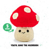 Bucilla Amigurumi Kit-5" - Mushroom - 5A002CT5-1GG9Q