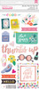 Paige Evans Oh My Heart Thickers Stickers 5.5"X11" 45/Pkg-Good Life Icon/Rose Gold Foiled Chip - 310521 - 718813105217