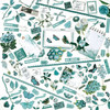 Color Swatch: Teal Laser Cut Outs-Elements - TCS26313 Color Swatch: Teal Laser Cut Outs-Elements - TCS26313