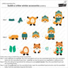 Lawn Cuts Custom Craft Die-Build-A-Critter Winter Accessories - 5A0039GF-1H8PV