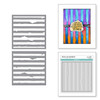 2 Pack - Spellbinders Stencils-Beautifully Imperfect, Tattered Stripes - 5A003CZY-1H97K