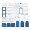 3 Pack - Color Swatch: Inkwell Envelope Bits-37/Pkg - CSI40988