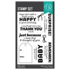 Hero Arts Clear Stamp Set-Just Because, Best Gift Ever - 5A003CYQ-1H96F - 085700949491