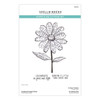 Spellbinders Clear Stamp & Die Set-Beautifully Imperfect, Scripted Floral - 5A003CZJ-1H96S - 810176107225