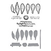 Spellbinders Clear Stamp & Die Set-Beautifully Imperfect, Scripted Floral - 5A003CZJ-1H96S
